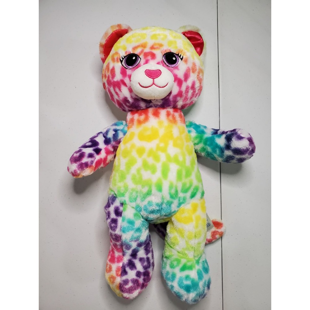 Build-A-Bear Rainbow Leopard 17 inch plush‎